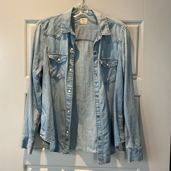 Denim Button-down - Picture 3 of 5